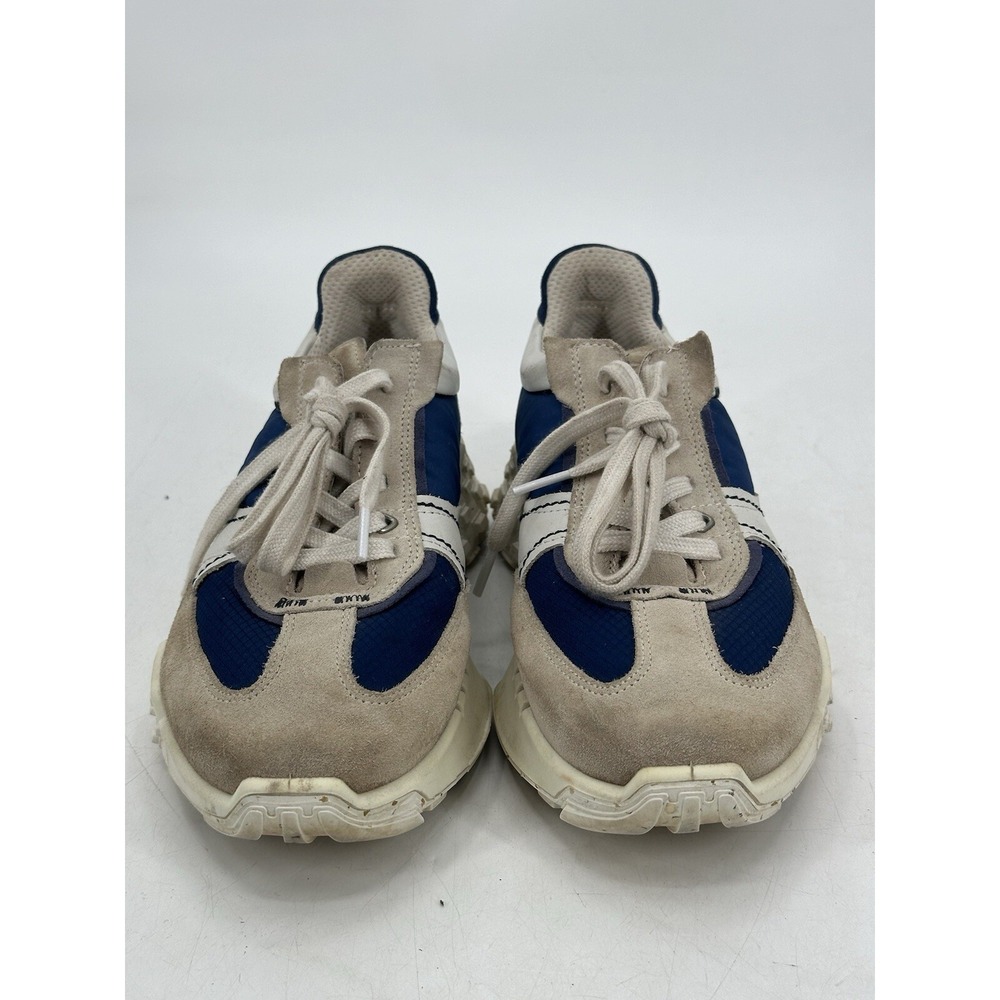 Ecco Women's Blue White Retro Sneaker Athletic‎ Shoes Women's EU 40 US 9-9.5